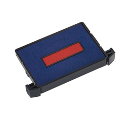 [83421] Blister da 3 tamponi 6/4750-2 rosso-blu Trodat