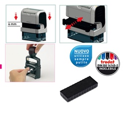 [83431] Blister da 3 tamponi 6/4817 nero Trodat