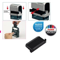 [83439] Blister da 3 tamponi 6/4910 nero Trodat