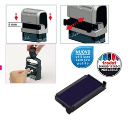 [83422] Blister da 3 tamponi 6/4912 blu Trodat