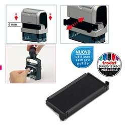 [83442] Blister da 3 tamponi 6/4915 nero Trodat