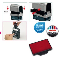 [83434] Blister da 3 tamponi 6/56 rosso Trodat