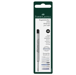 [83366] Blister refill XB nero per penna Poly Ball Faber Castell