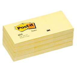 [32030] BLOCCO 100fg Post-itÂ® Giallo Canary 38x51mm 653