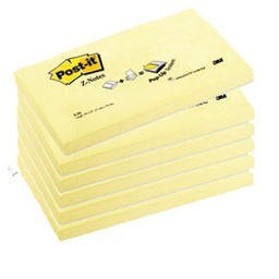 [32057] BLOCCO 100fg Post-it® Super Sticky Z-Notes R350 Giallo Canary 76x127mm