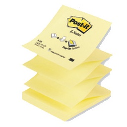 [32056] BLOCCO 100fg Post-itÂ® Z-Notes R330 Giallo Canary 76x76mm