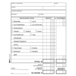 [50263] BLOCCO 25 BUSTE NOTA SPESE 28X15CM E5777 EDIPRO