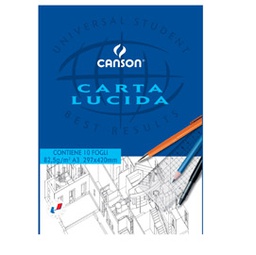 [63704] BLOCCO CARTA LUCIDA MANUALE 297x420mm 10FG 80GR CANSON