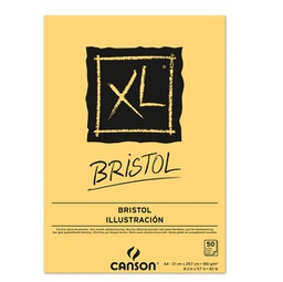 [85644] Blocco collato lato corto XL BRISTOL A4 50 fg. 180 gr. Canson