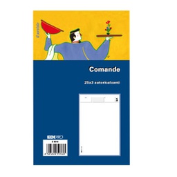 [50284] BLOCCO COMANDE 25/25/25 FOGLI AUTORIC. 17X9,9 E5916