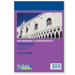 [93649] Blocco comande 25x2 copie autor. dim. 10,5x7,4cm DU161860000