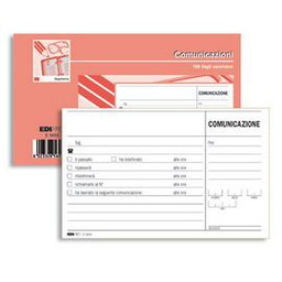 [51158] BLOCCO COMUNICAZIONI TELEFONICHE 100FG USO MANO 9,9X17 E5693