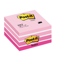 [44714] BLOCCO CUBO 450foglietti Post-itÂ® 76x76mm 2028-P PASTELLO ROSA