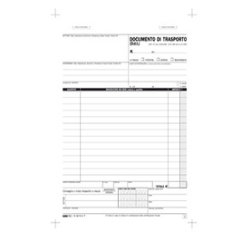 [61713] BLOCCO DDT 29.7X22CM 33fg 3 copie AUTORIC. E5219CT