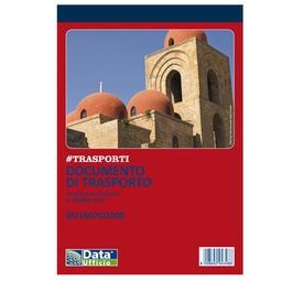 [90874] Blocco DDT 50/50copie autor. 21,5x14,8cm DU1607CD200