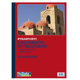 [90904] Blocco DDT 50/50copie autor. 29,7x21,5cm DU1687CD200