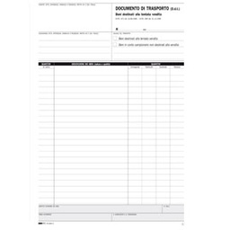 [51876] BLOCCO DDT CARICO TENTATA VENDITA A4 50 FG AUTORIC. E5220C EDIPRO