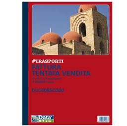 [93653] Blocco fattura tentata vendita A4 50x2 autoric. DU16085CD20