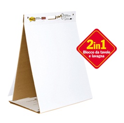 [77092] BLOCCO/LAVAGNA AUTOPORTANTE 20FG Super Sticky 563DE 58,4x50,8cm Post-it