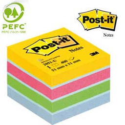 [64204] BLOCCO MINICUBO 400foglietti Post-itÂ® 51x51mm 2051-U ULTRA