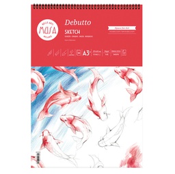[89397] Blocco per schizzi Debutto A3+ - 29,7x42cm 50fg 120gr MUSA