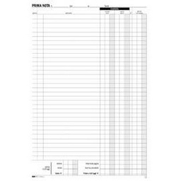 [50271] BLOCCO PRIMA NOTA CASSA 50/50 FOGLI AUTORIC. 14,8X23 E5349A
