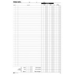 [50272] BLOCCO PRIMA NOTA CASSA ENTRATE/USCITE 50/50 FOGLI AUTORIC. 31X21 E5359A