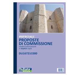 [90898] Blocco Proposte Commissione 50/50 copie autor. 29,7x21,5cm DU16721C000