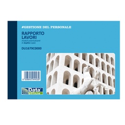 [93656] Blocco rapporto lavori 50x2 autoric. DU1679C0000