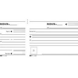 [50278] BLOCCO RICEVUTE GENERICHE 50FOGLI 2 COPIE AUTORIC. 9,9X17 E5563C