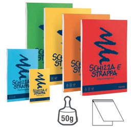 [32637] Blocco SCHIZZASTRAPPA 150fg 50gr A4 210x297mm FAVINI