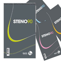 [73504] BLOCCO SPIRALATO STENO90 130x225mm 90gr 60fg BM