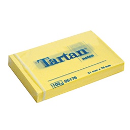 [45062] BLOCCO TARTAN (TM) 5176 GIALLO 51X76MM 100FG 63GR