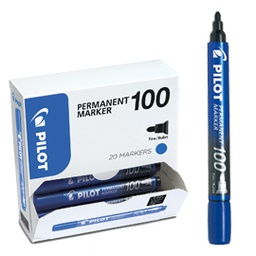 [80501] BONUS PACK 15+5 MARCATORE PERMANENTE 100 BLU P.TONDA 4.5MM PILOT