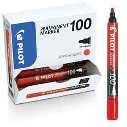 [83072] Bonus Pack 15+5 marcatore permanente 100 rosso p.tonda 4.5mm Pilot
