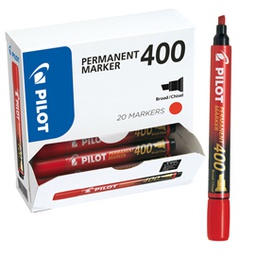 [83073] Bonus pack 15+5 marcatore permanente 400 rosso p.scalpello 4.5mm Pilot