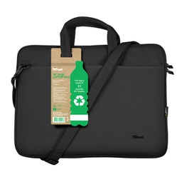 [93705] Borsa ecocompatibile per notebook da 16'' Bologna - nero Trust
