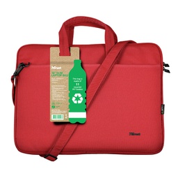 [93707] Borsa ecocompatibile per notebook da 16'' Bologna - rossa Trust