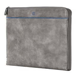 [94556] BORSA OFFIICEBAG BLUEGATE DIM. 38X30X2CM GRIGIO INTEMPO
