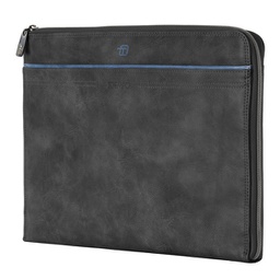 [94558] BORSA OFFIICEBAG BLUEGATE DIM. 38X30X2CM NERO INTEMPO