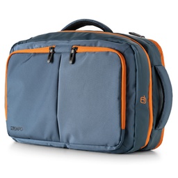 [92947] Borsa zainabile bi-bag Blackout dim.44x28x18cm blu-arancio 9235BO3123 INTEMPO