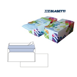[77284] BOX DISPENSER 150 BUSTE BIANCHE 110X230MM 90GR S/FINESTRA con STRIP BLASETTI