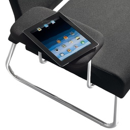 [95116] Bracciolo rivestito divano Slastic in similpelle nero Unisit