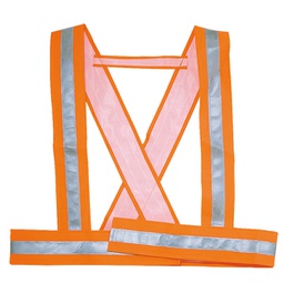 [89970] Bretella alta visibilitA' Bauce2 arancio fluo taglia unica Deltaplus