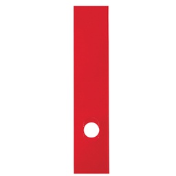 [25340] Busta 10 copridorso CDR-P PVC adesivi rosso 7x34,5cm SEI ROTA
