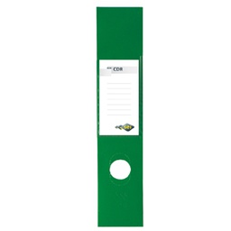 [25332] Busta 10 copridorso CDR PVC adesivi verde 7x34,5cm SEI ROTA