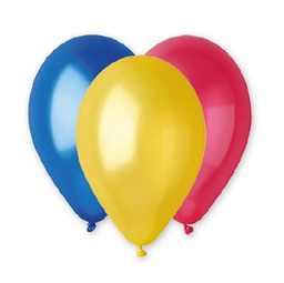 [94616] Busta 16 palloncini D26cm metal assortiti Big Party