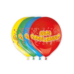 [94615] Busta 20 palloncini in lattice D30cm Buon Compleanno Big Party