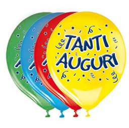 [85931] Busta 20 palloncini in lattice D30cm Tanti Auguri Big Party