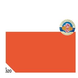 [67646] BUSTA 26fogli 50x70cm CARTA VELINA 20gr ARANCIO Rex Sadoch